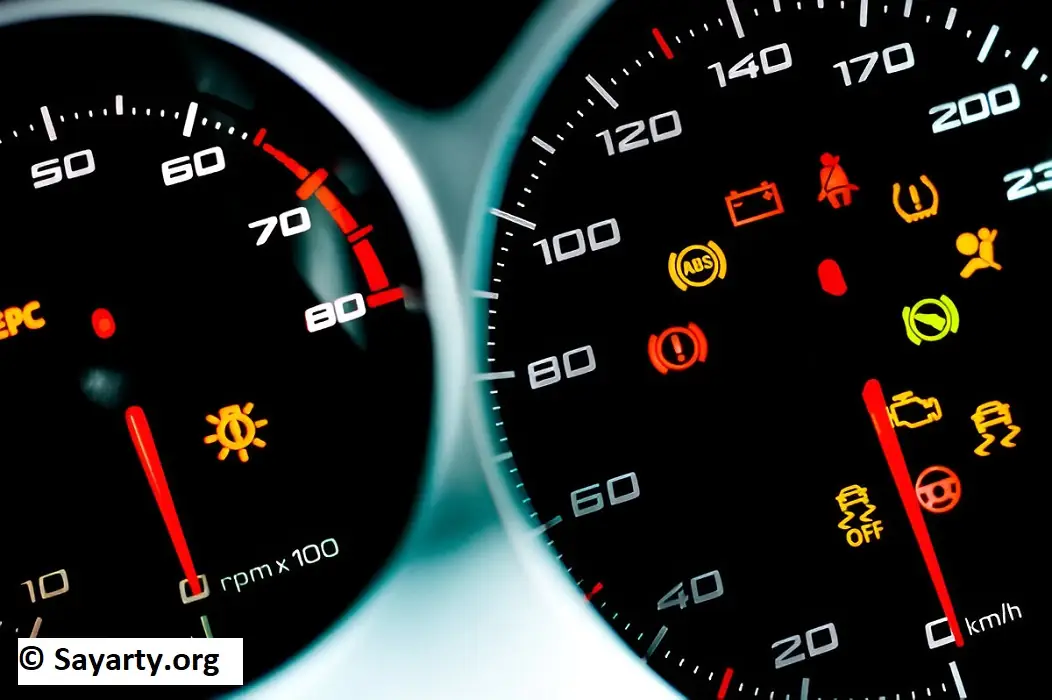 أضواء لوحة القيادة