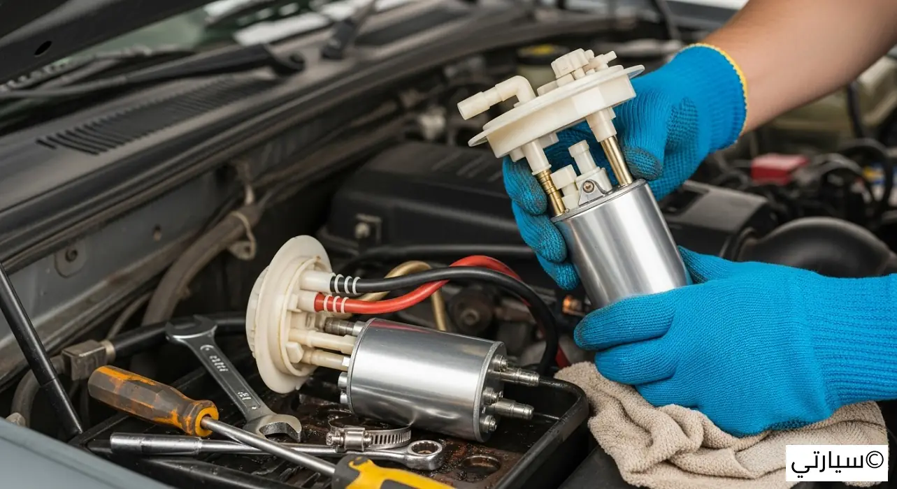 استبدال مضخة الوقود