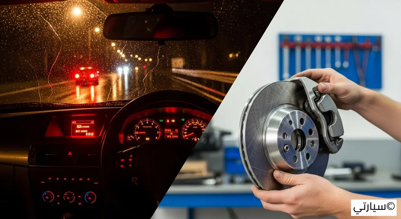 ضعف فرامل السيارة