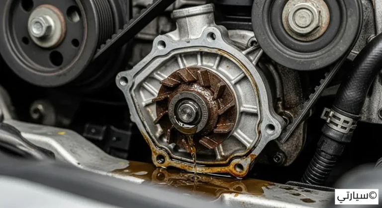 عطل مضخة الماء في السيارة