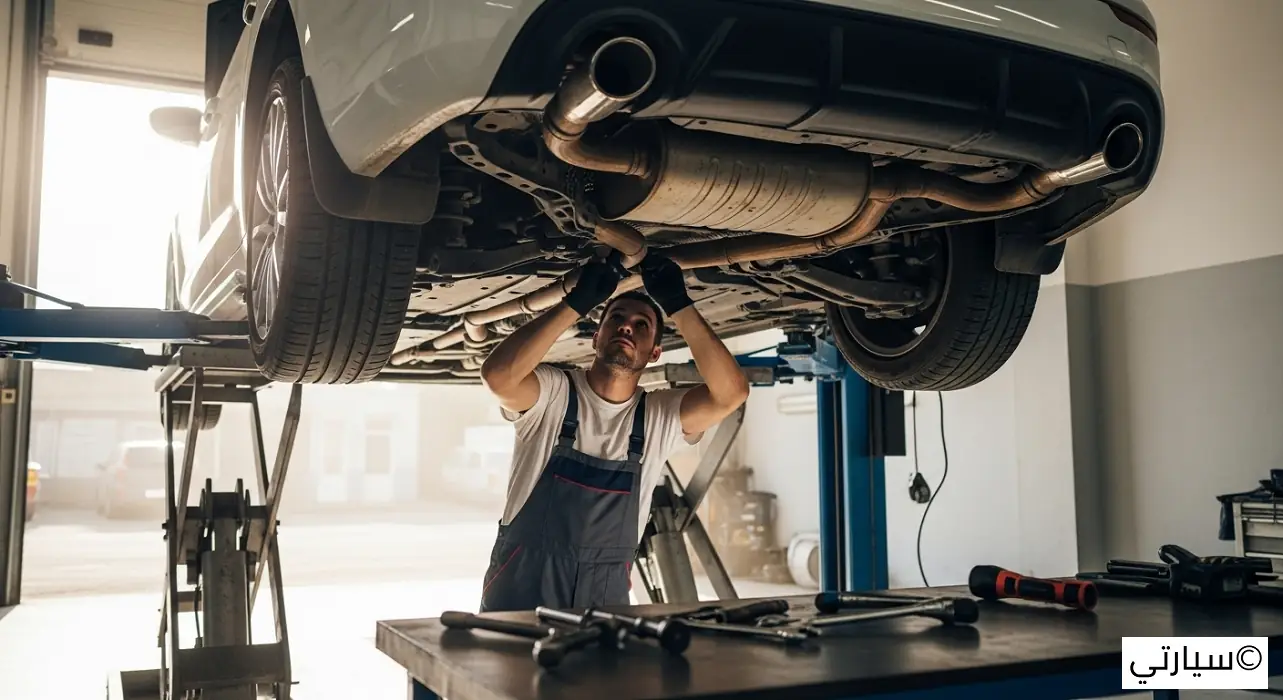 فحص نظام العادم في الصيف