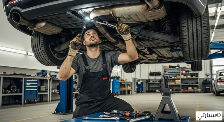 صيانة نظام العادم في السيارة