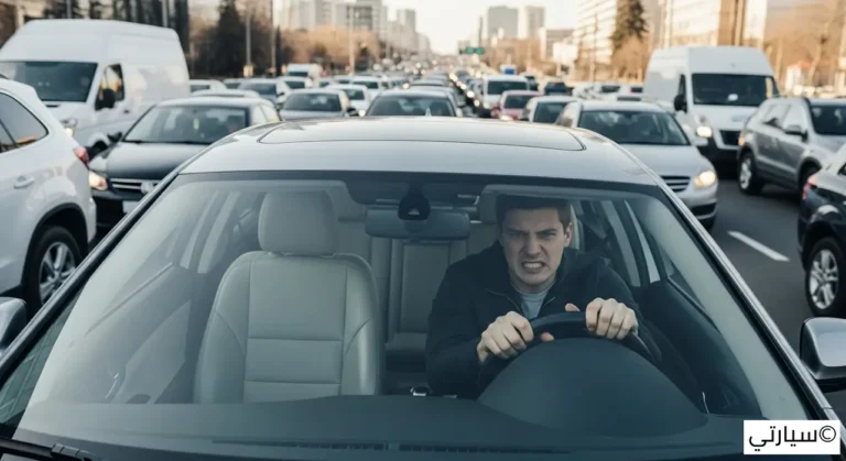 قيادة السيارة في الزحام