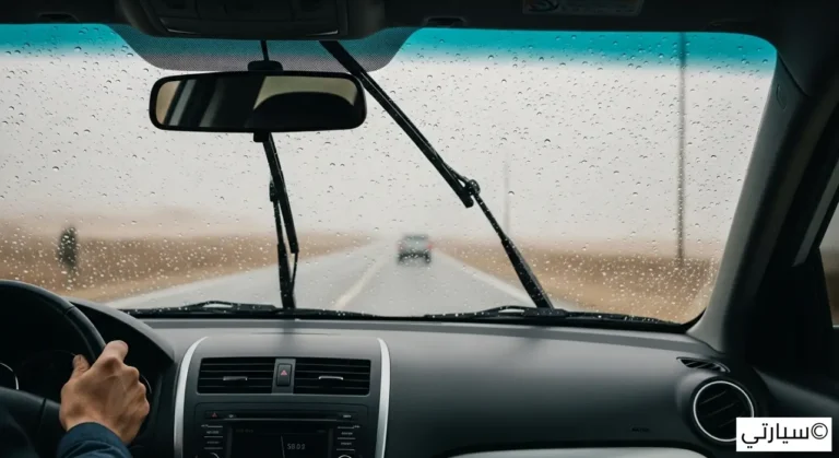 القيادة في الطقس السيء