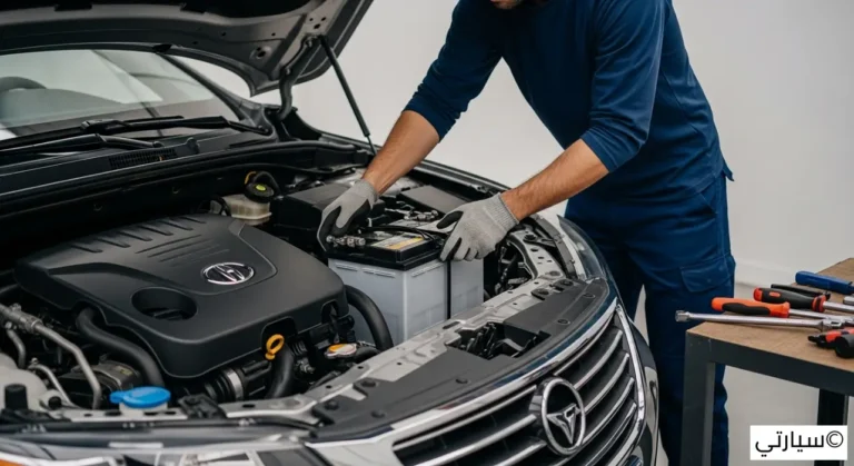 استبدال بطارية السيارة