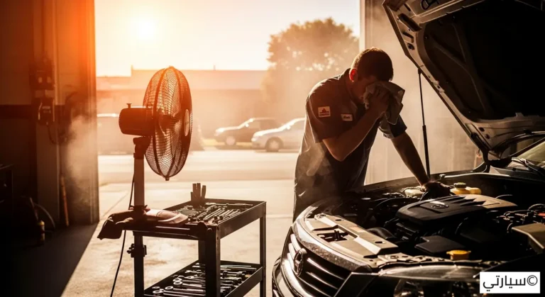 صيانة السيارة في الطقس الحار