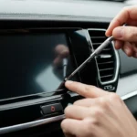 إصلاح شاشة السيارة المظلمة