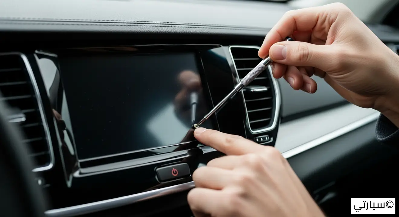 إصلاح شاشة السيارة المظلمة