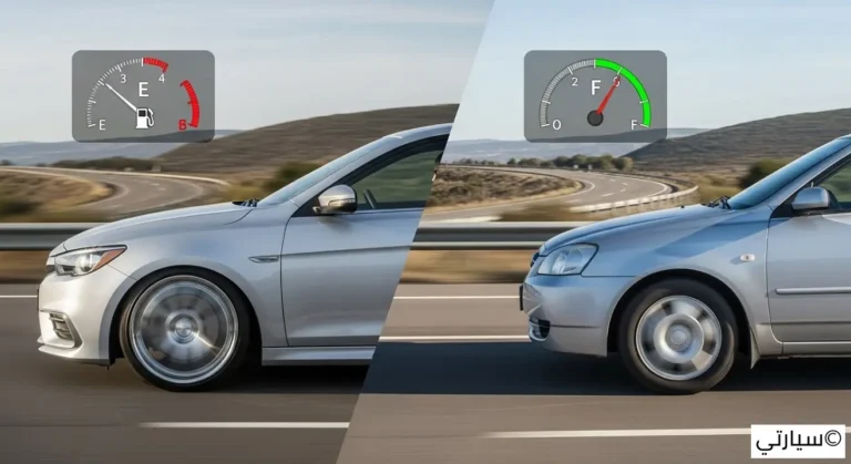 حجم الجنوط واستهلاك الوقود