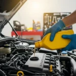 إضافة الزيت للسيارة