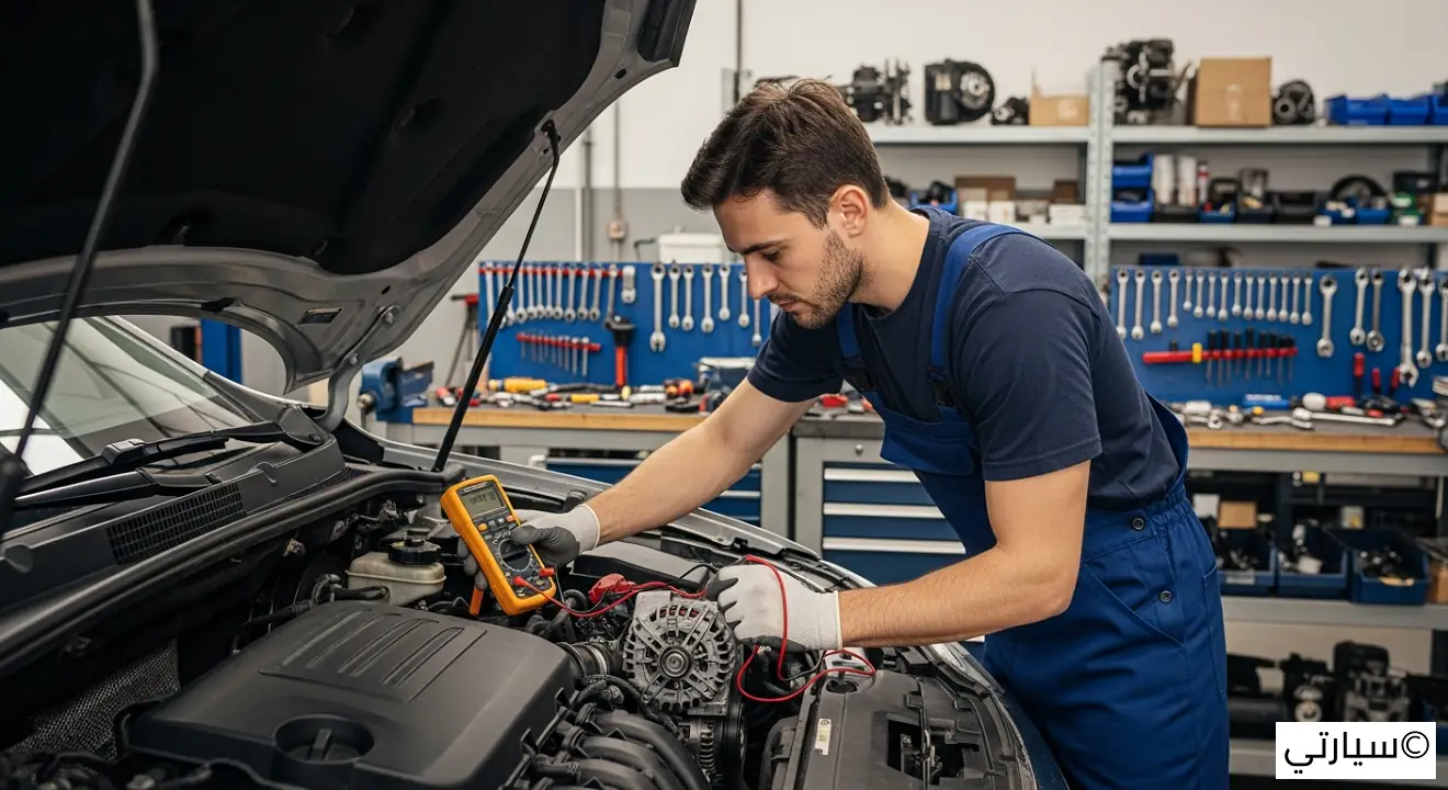 فحص نظام الشحن الكهربائي