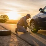 تغيير إطارات السيارة