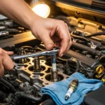 استبدال شمعات الإشعال