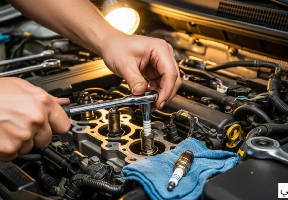 استبدال شمعات الإشعال