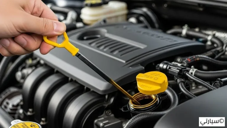فحص زيت المحرك