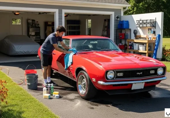 تنظيف وتخزين السيارة في الصيف