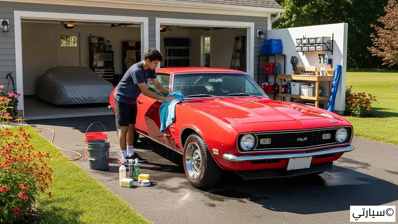 تنظيف وتخزين السيارة في الصيف
