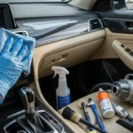 تنظيف داخل السيارة