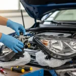 استبدال المصابيح الأمامية لسيارتك