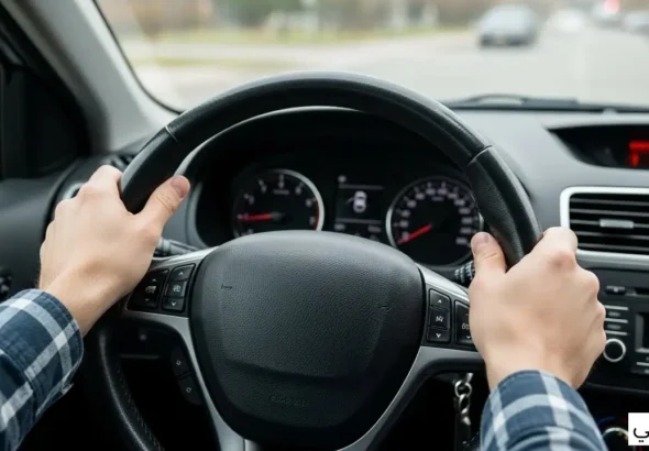 اهتزاز المقود عند التوقف