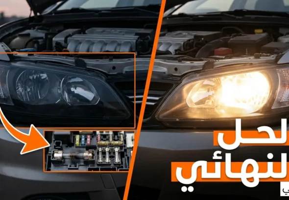 انطفاء الأضواء الأمامية