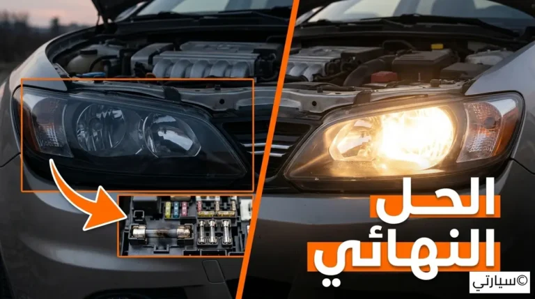 انطفاء الأضواء الأمامية