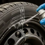 تليين إطارات السيارة