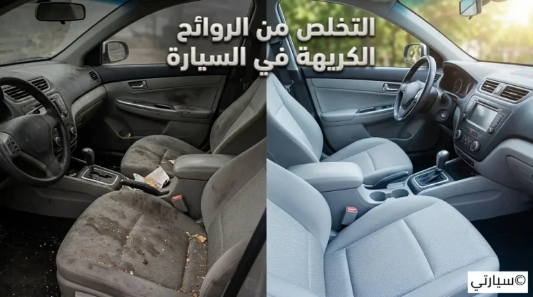 التخلص من الروائح الكريهة في السيارة