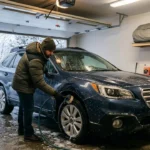 تنظيف وتخزين السيارة في الشتاء